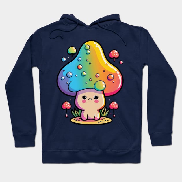 Trippy Mushroom, Chow Character, magic world Hoodie by thedoomseed